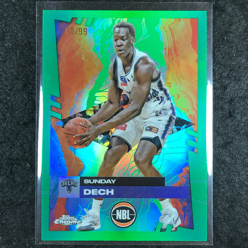 2024-25 Topps Chrome NBL SUNDAY DECH Base Green 19/99 #10