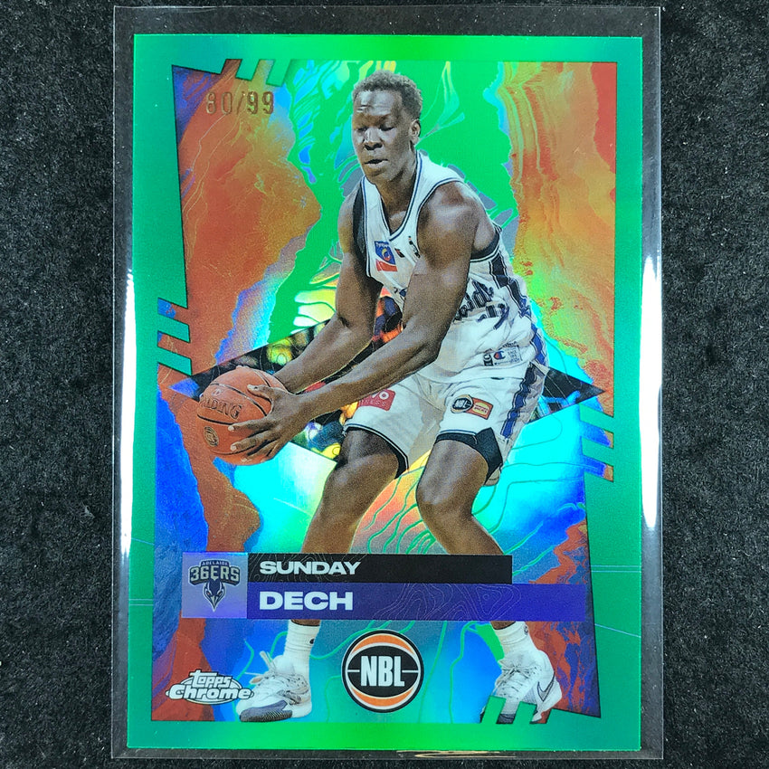 2024-25 Topps Chrome NBL SUNDAY DECH Base Green 80/99 #10