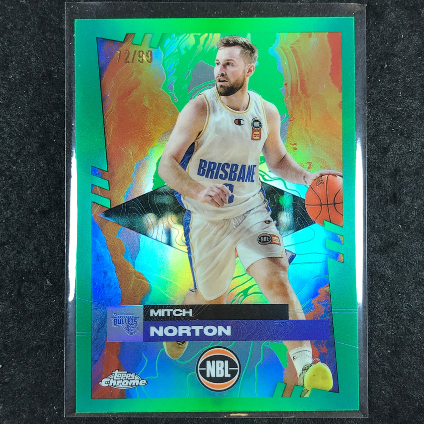 2024-25 Topps Chrome NBL MITCH NORTON Base Green 72/99 #16