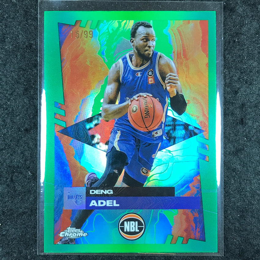2024-25 Topps Chrome NBL DENG ADEL Base Green 15/99 #18