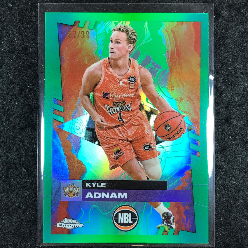 2024-25 Topps Chrome NBL KYLE ADNAM Base Green 67/99 #26