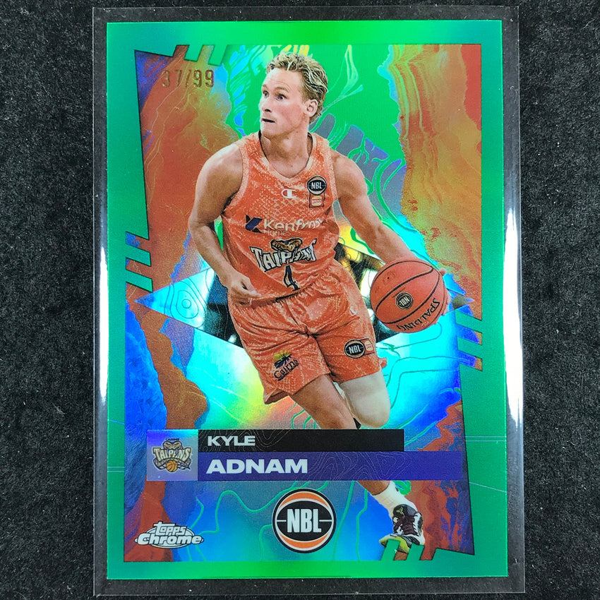 2024-25 Topps Chrome NBL KYLE ADNAM Base Green 37/99 #26