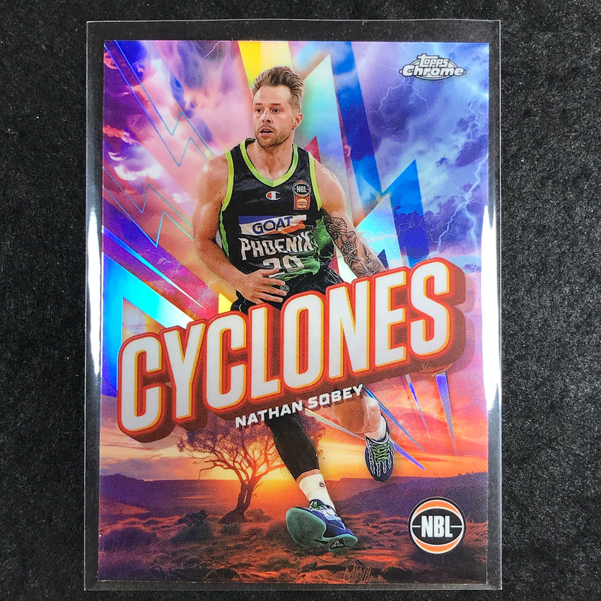 2024-25 Topps Chrome NBL NATHAN SOBEY Cyclones Refractor #16
