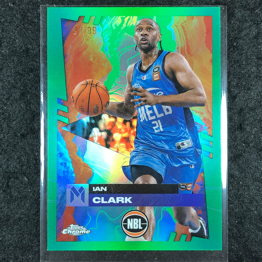 2024-25 Topps Chrome NBL IAN CLARK Base Green 57/99 #42