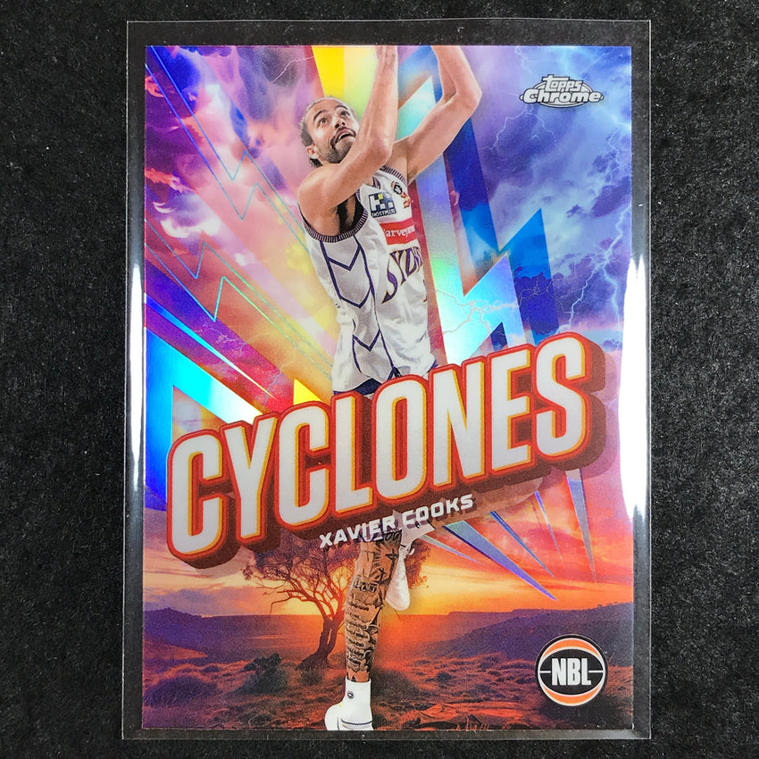 2024-25 Topps Chrome NBL XAVIER COOKS Cyclones Refractor #18