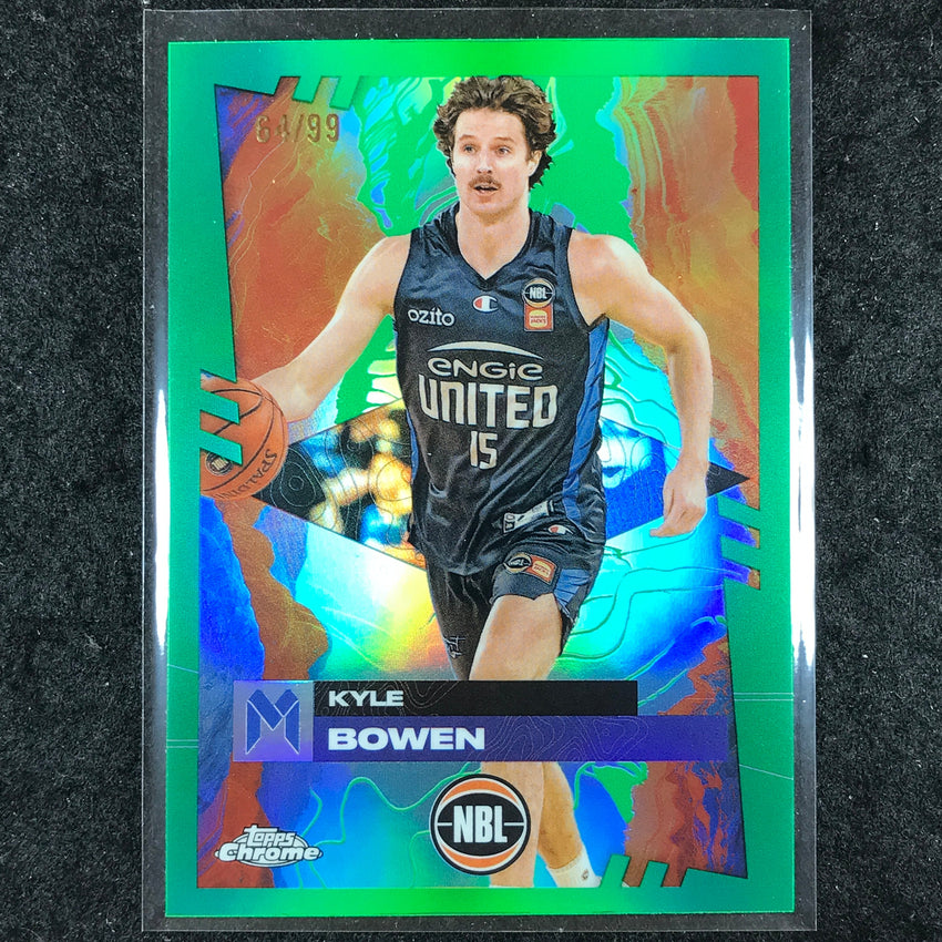 2024-25 Topps Chrome NBL KYLE BOWEN Base Green 64/99 #44