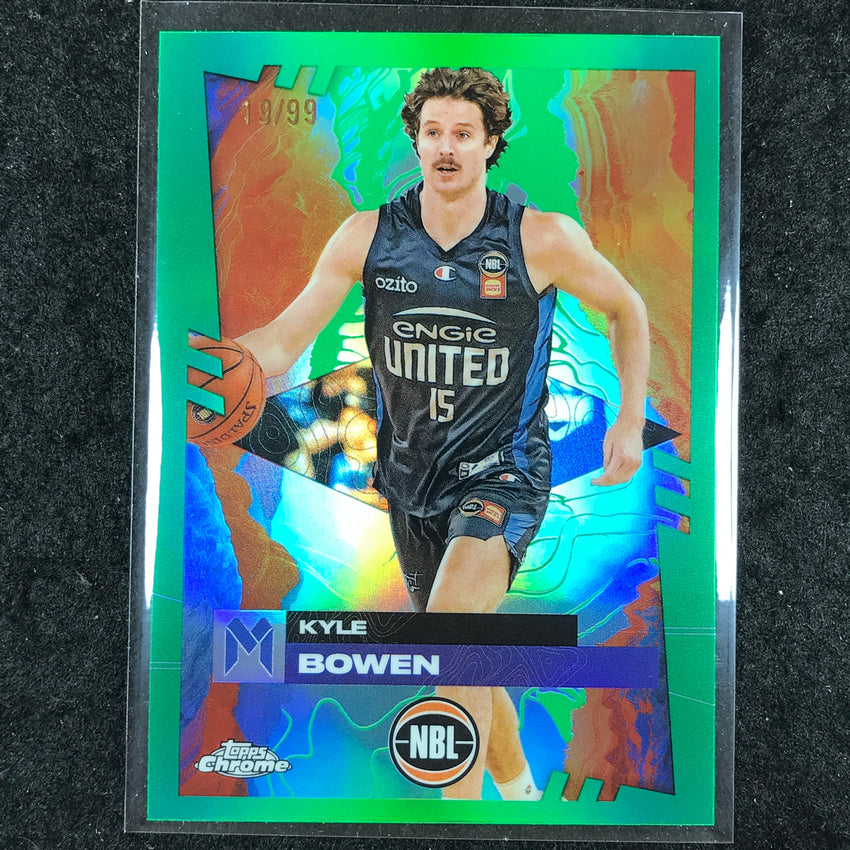 2024-25 Topps Chrome NBL KYLE BOWEN Base Green 19/99 #44
