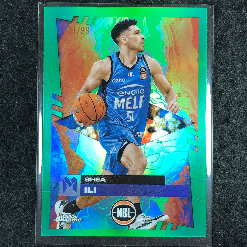 2024-25 Topps Chrome NBL SHEA ILI Base Green 71/99 #46