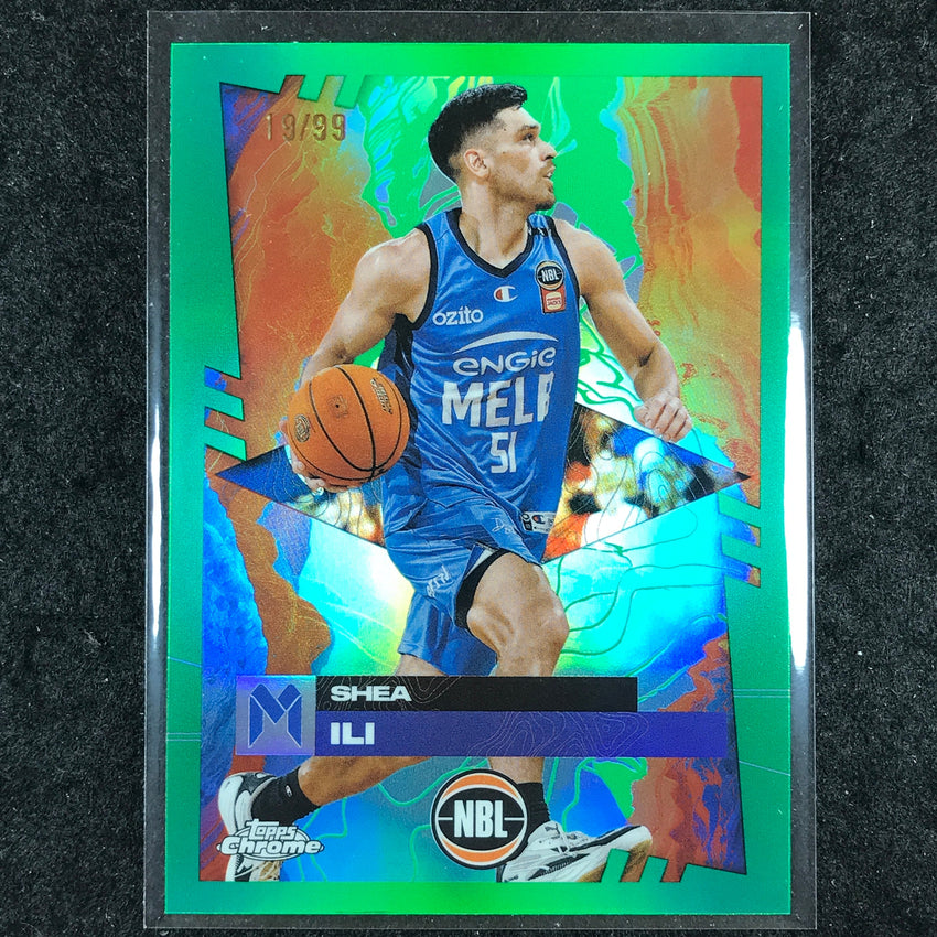2024-25 Topps Chrome NBL SHEA ILI Base Green 19/99 #46