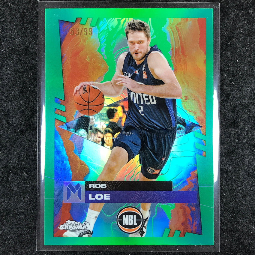 2024-25 Topps Chrome NBL ROB LOE Base Green 53/99 #49