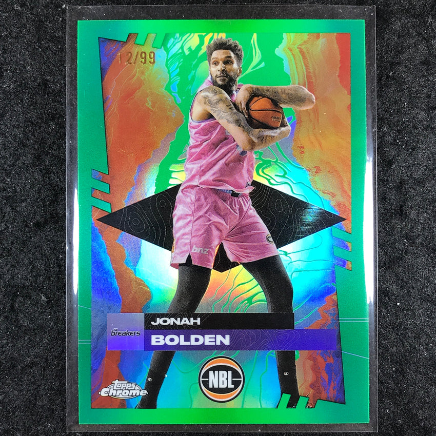 2024-25 Topps Chrome NBL JONAH BOLDEN Base Green 12/99 #54