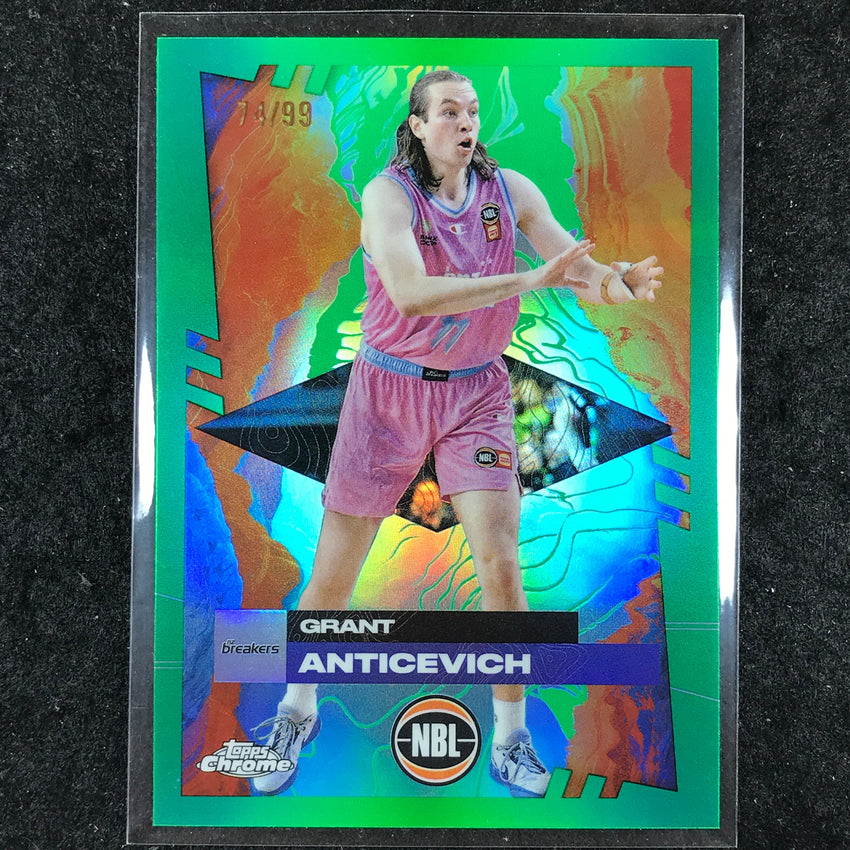 2024-25 Topps Chrome NBL GRANT ANTICEVICH Base Green 74/99 #58