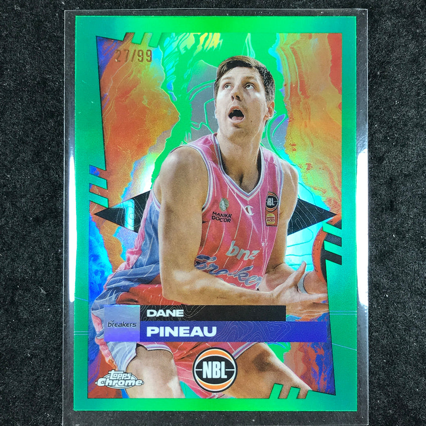 2024-25 Topps Chrome NBL DANE PINEAU Base Green 27/99 #60