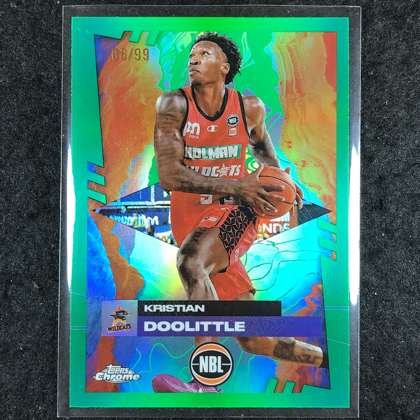 2024-25 Topps Chrome NBL KRISTIAN DOOLITTLE Base Green 6/99 #66