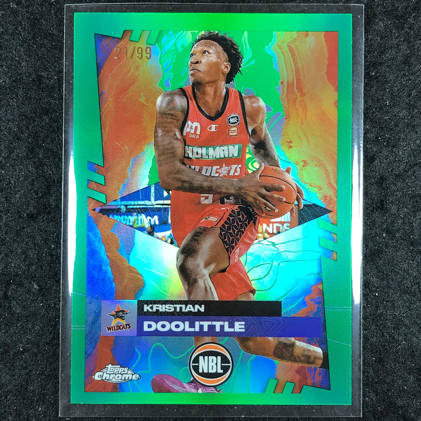 2024-25 Topps Chrome NBL KRISTIAN DOOLITTLE Base Green 21/99 #66