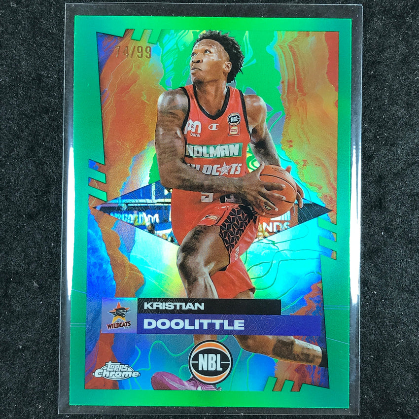 2024-25 Topps Chrome NBL KRISTIAN DOOLITTLE Base Green 74/99 #66