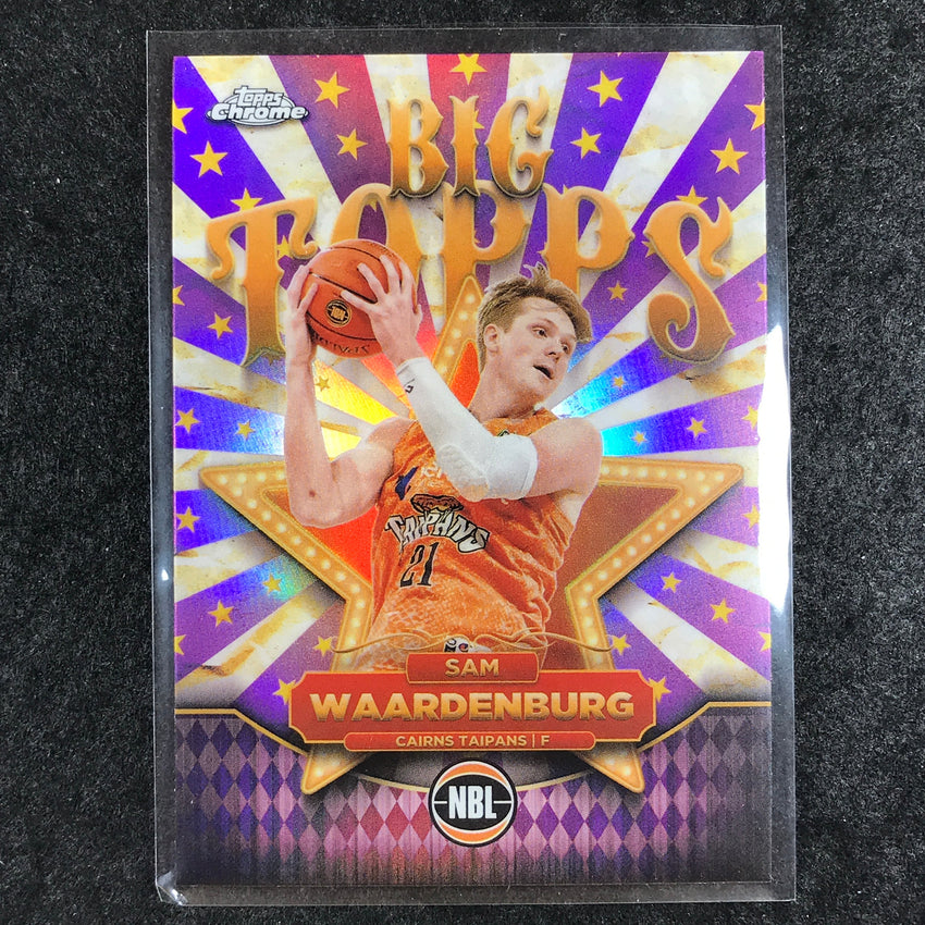 2024-25 Topps Chrome NBL SAM WAARDENBURG Big Topps Refractor #3