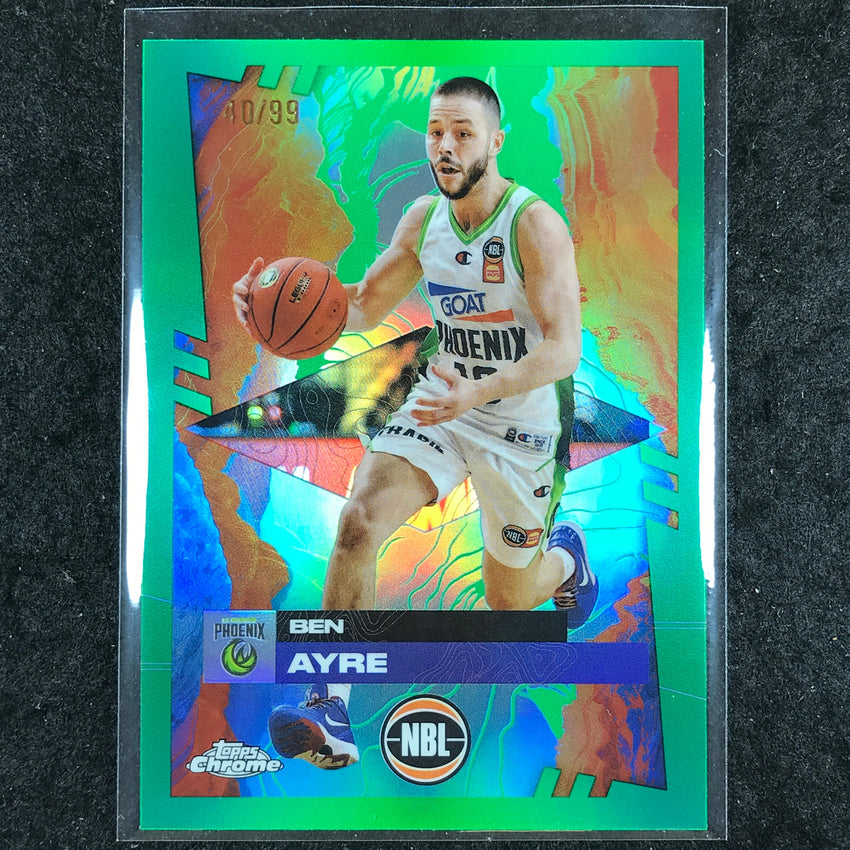 2024-25 Topps Chrome NBL BEN AYRE Base Green 40/99 #72