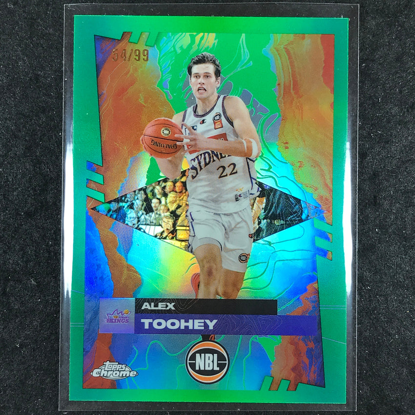 2024-25 Topps Chrome NBL ALEX TOOHEY Base Green 54/99 #81