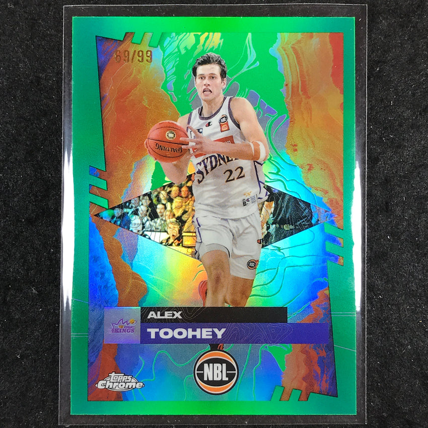 2024-25 Topps Chrome NBL ALEX TOOHEY Base Green 69/99 #81