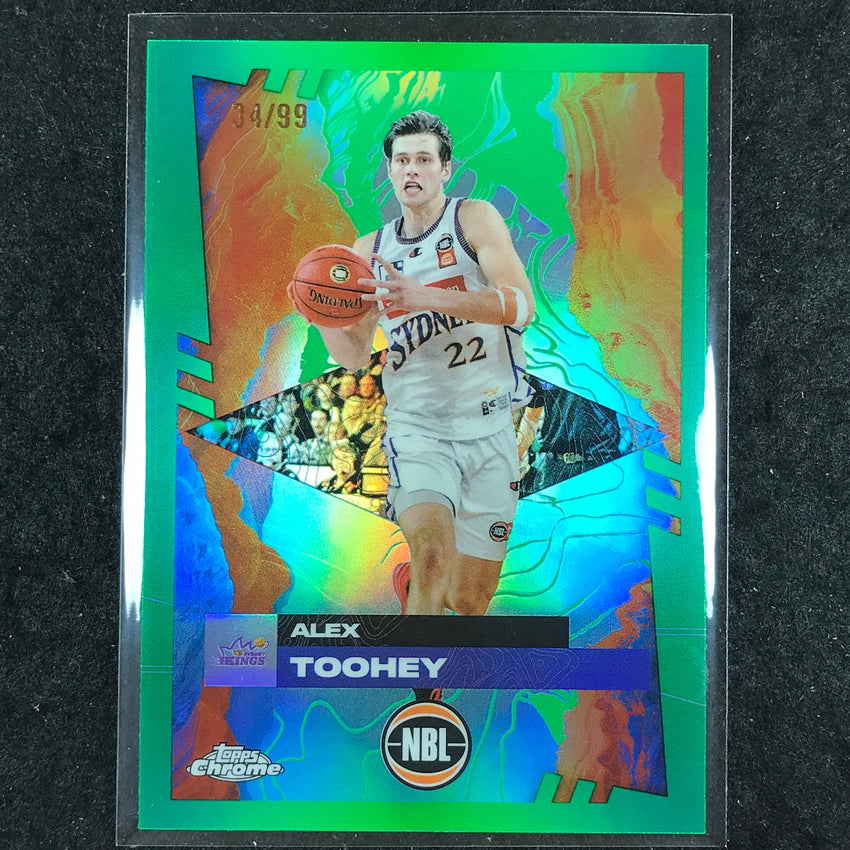 2024-25 Topps Chrome NBL ALEX TOOHEY Base Green 34/99 #81