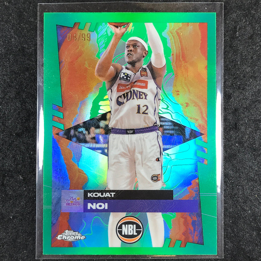 2024-25 Topps Chrome NBL KOUAT NOI Base Green 4/99 #88