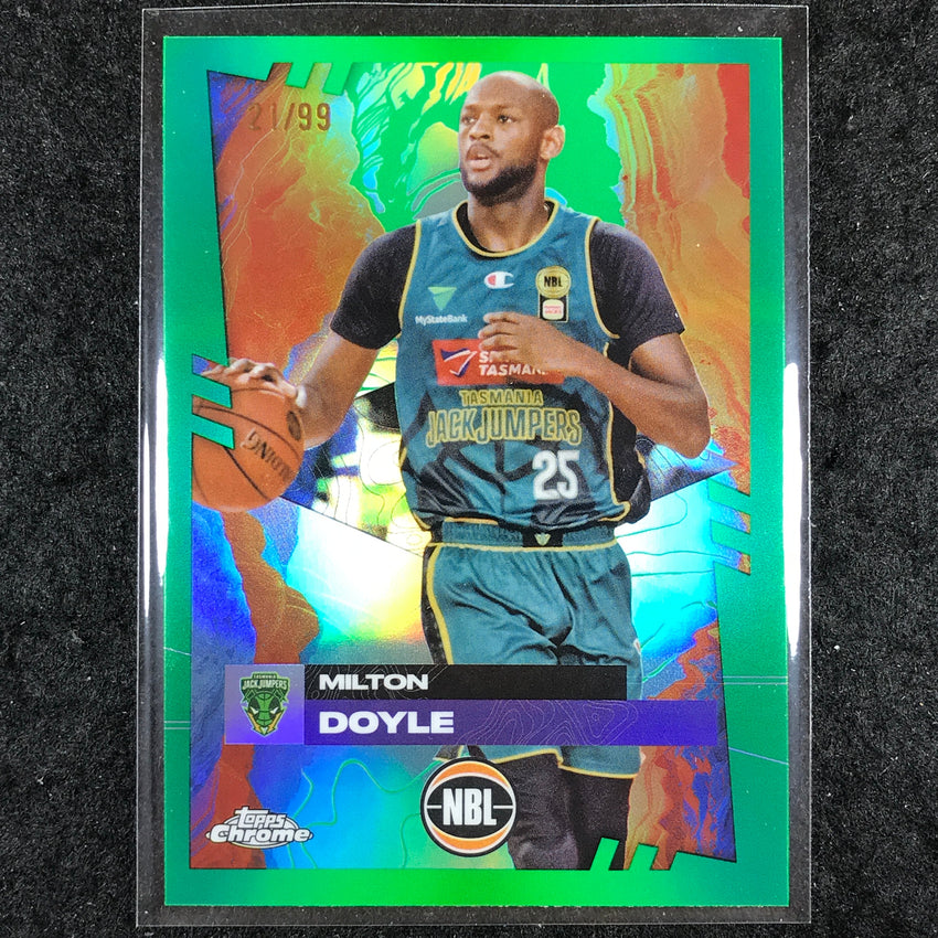 2024-25 Topps Chrome NBL MILTON DOYLE Base Green 21/99 #92