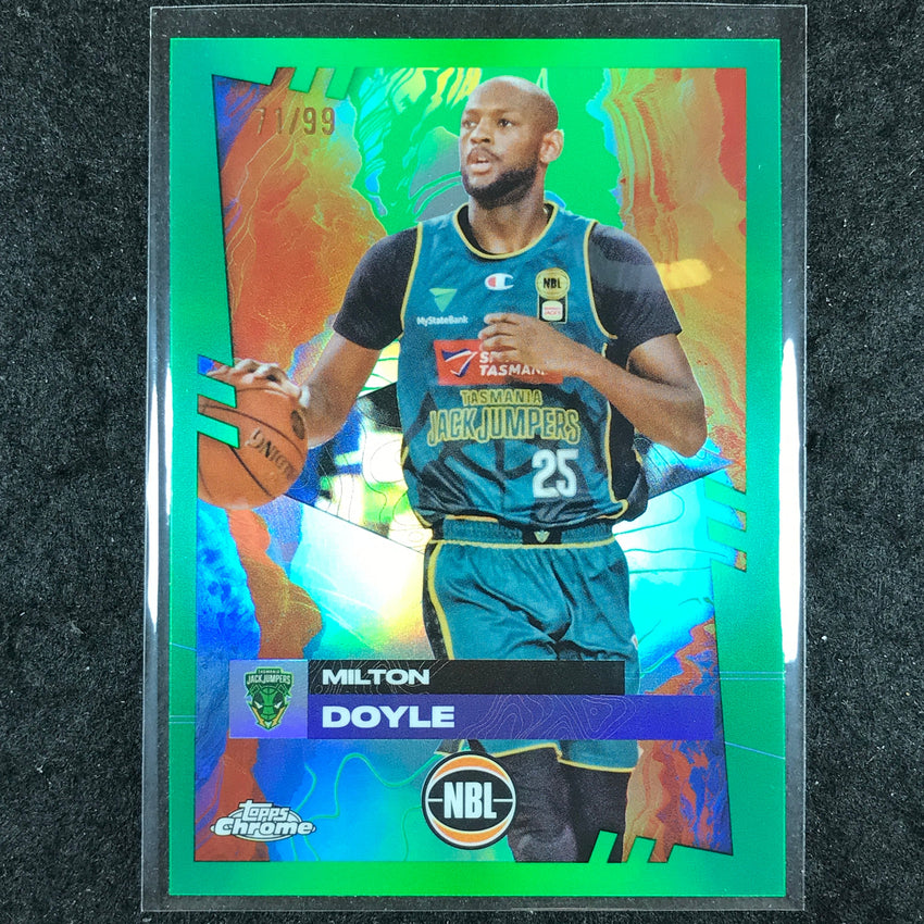 2024-25 Topps Chrome NBL MILTON DOYLE Base Green 71/99 #92