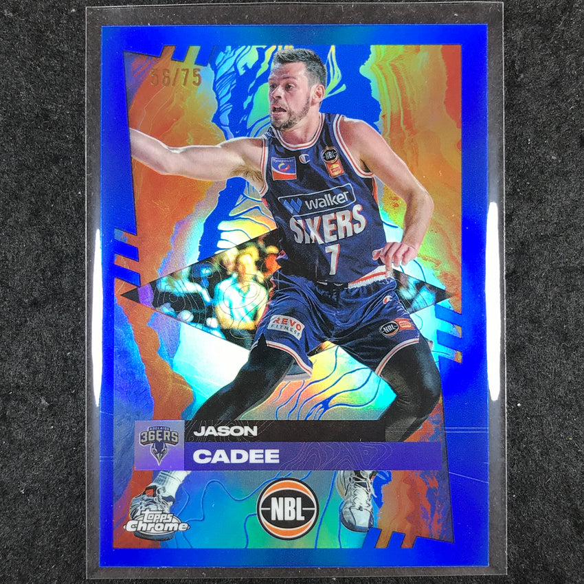 2024-25 Topps Chrome NBL JASON CADEE Base Blue 56/75 #4