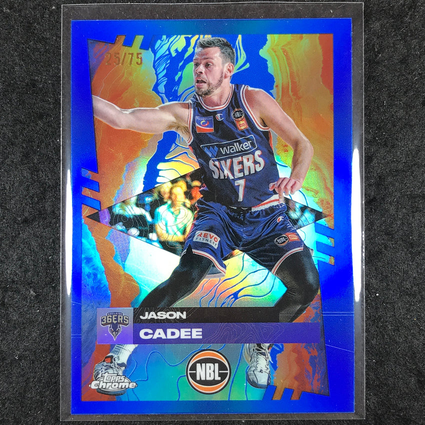 2024-25 Topps Chrome NBL JASON CADEE Base Blue 25/75 #4