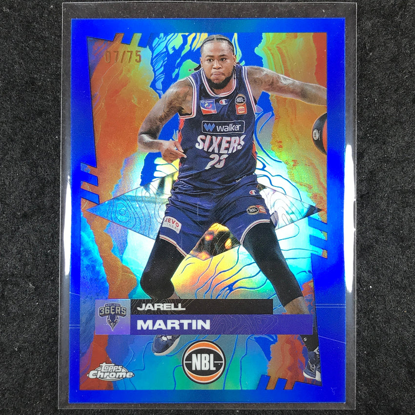 2024-25 Topps Chrome NBL JARELL MARTIN Base Blue 7/75 #5
