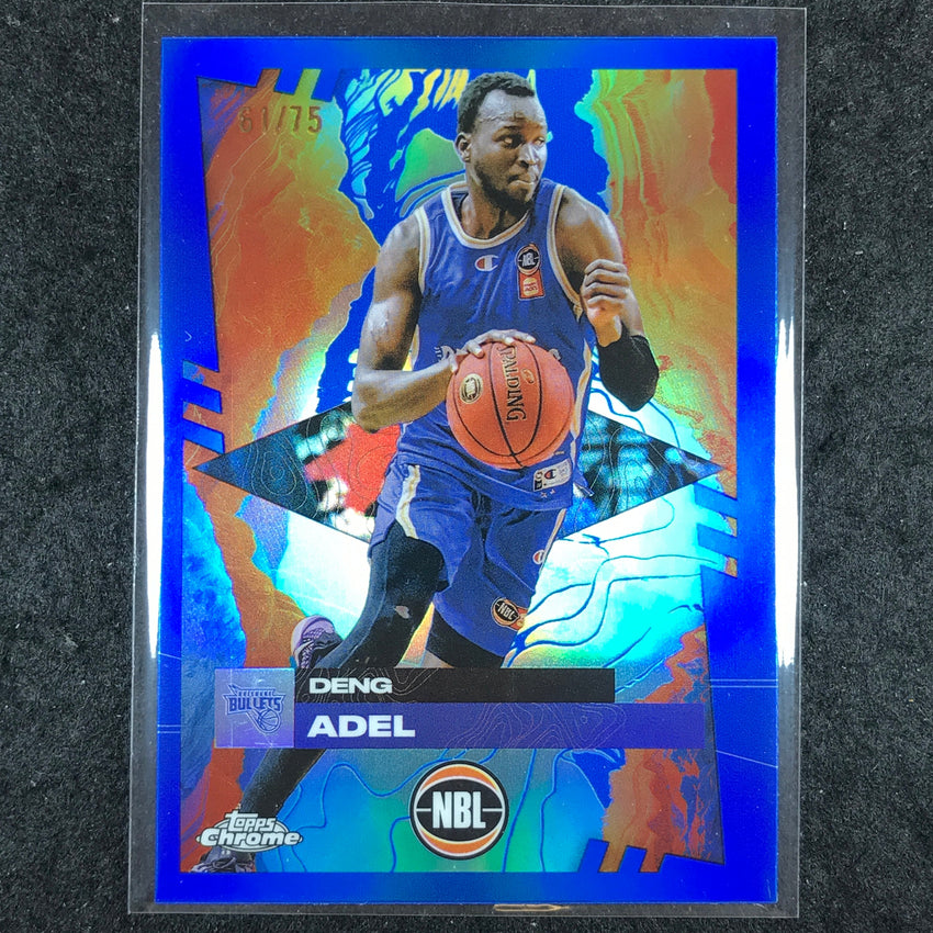 2024-25 Topps Chrome NBL DENG ADEL Base Blue 61/75 #18