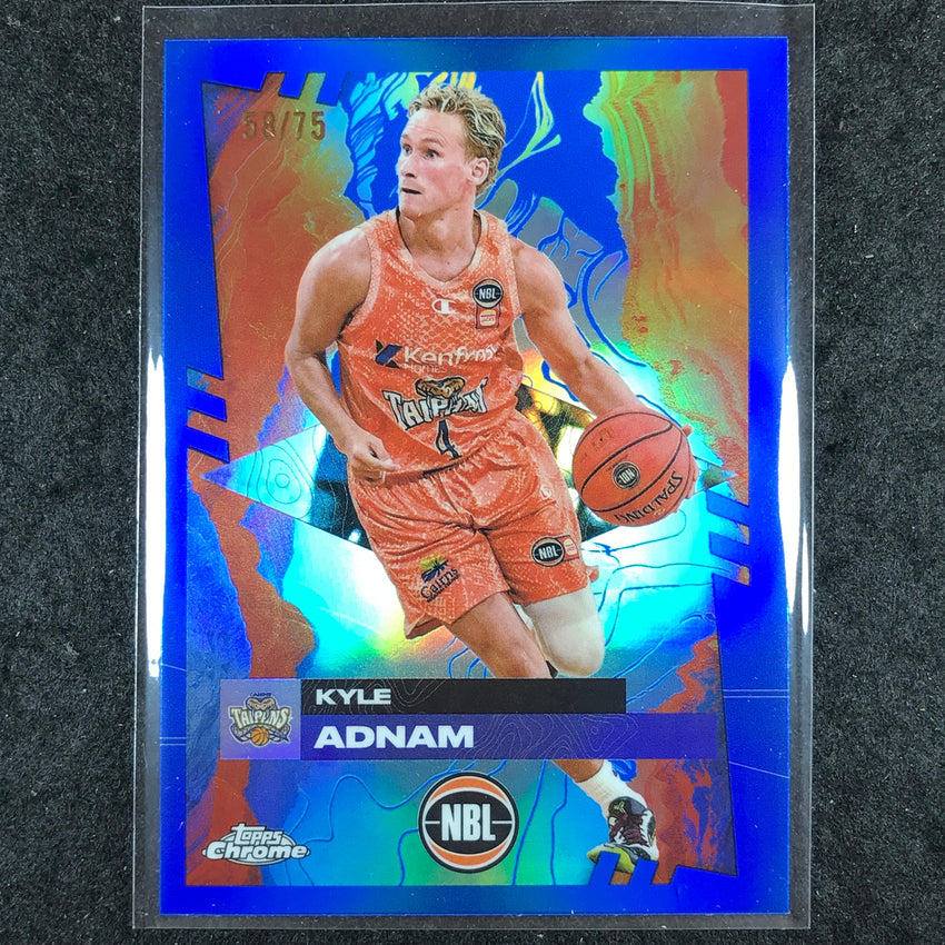 2024-25 Topps Chrome NBL KYLE ADNAM Base Blue 58/75 #26