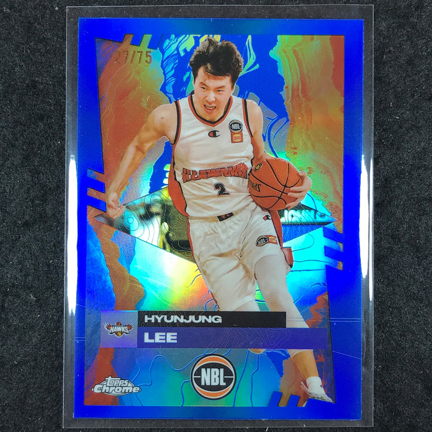 2024-25 Topps Chrome NBL HYUNJUNG LEE Base Blue 27/75 #32