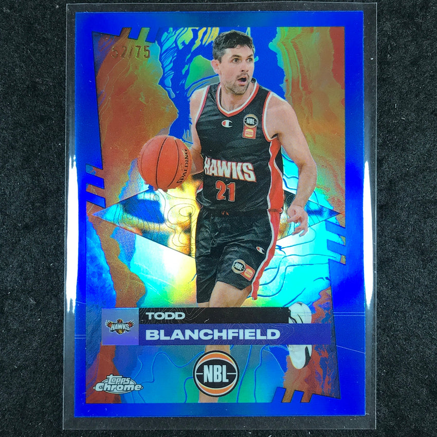 2024-25 Topps Chrome NBL TODD BLANCHFIELD Base Blue 52/75 #36