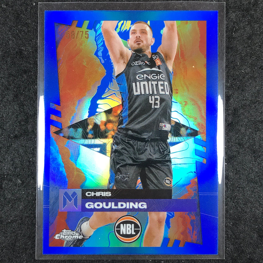 2024-25 Topps Chrome NBL CHRIS GOULDING Base Blue 58/75 #41
