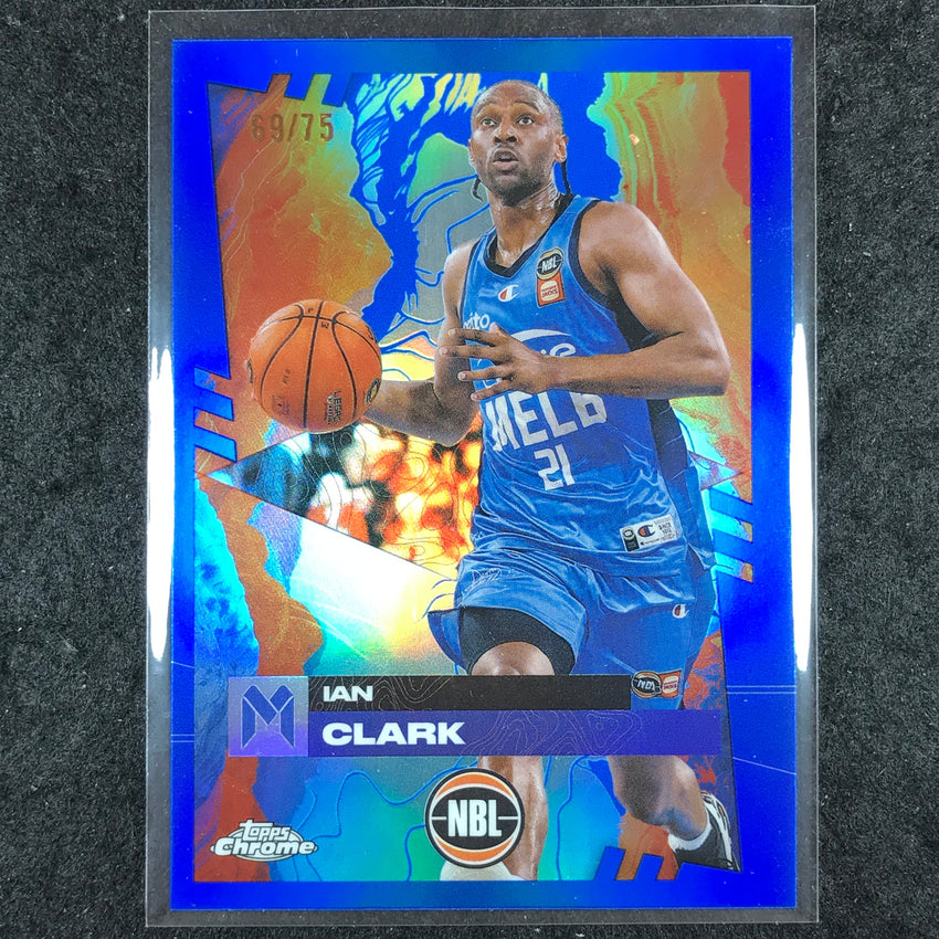 2024-25 Topps Chrome NBL IAN CLARK Base Blue 69/75 #42