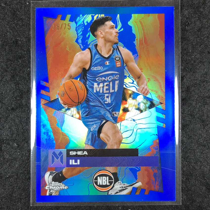 2024-25 Topps Chrome NBL SHEA ILI Base Blue 36/75 #46