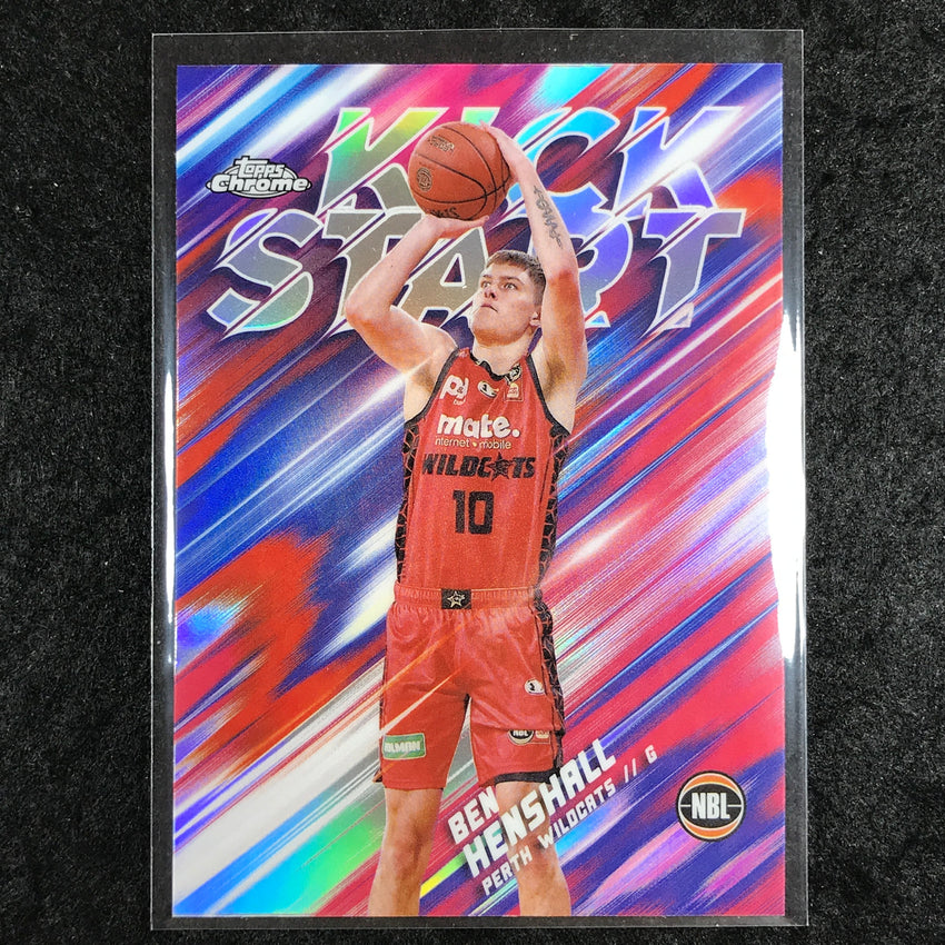 2024-25 Topps Chrome NBL BEN HENSHALL Kick Start Refractor #17