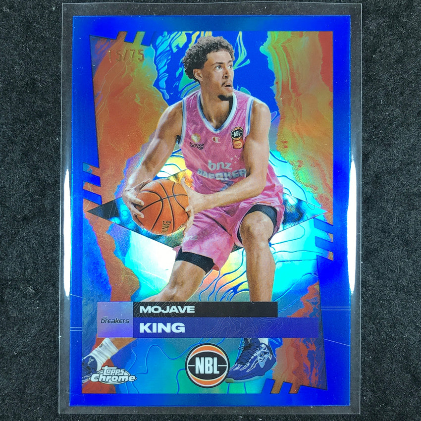 2024-25 Topps Chrome NBL MOJAVE KING Base Blue 15/75 #53