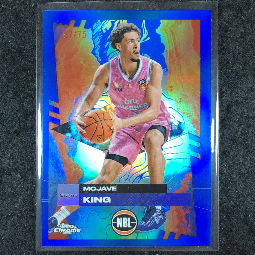 2024-25 Topps Chrome NBL MOJAVE KING Base Blue 67/75 #53