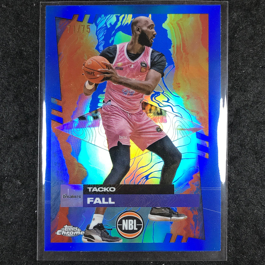 2024-25 Topps Chrome NBL TACKO FALL Base Blue 71/75 #57