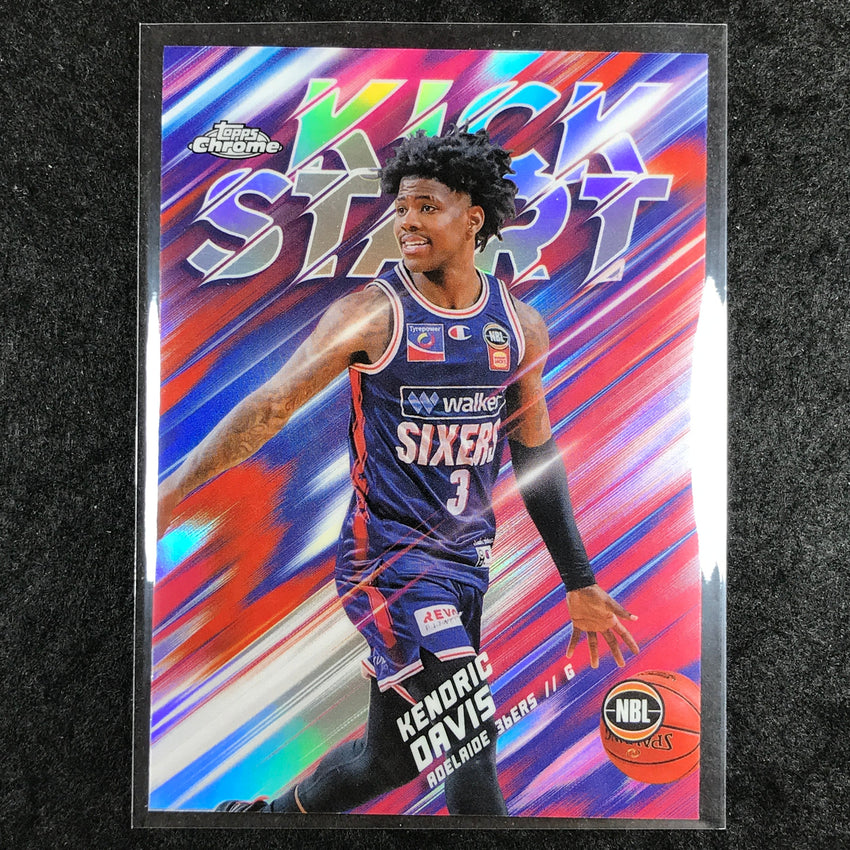 2024-25 Topps Chrome NBL KENDRIC DAVIS Kick Start Refractor #21