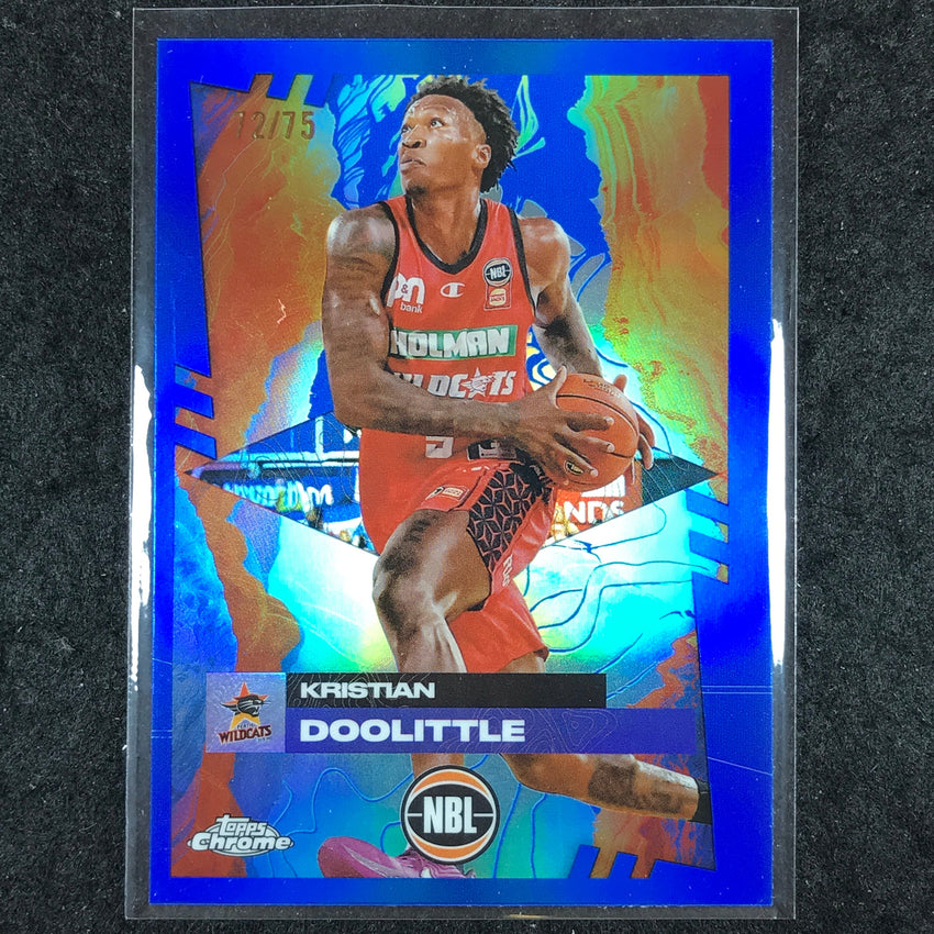 2024-25 Topps Chrome NBL KRISTIAN DOOLITTLE Base Blue 72/75 #66