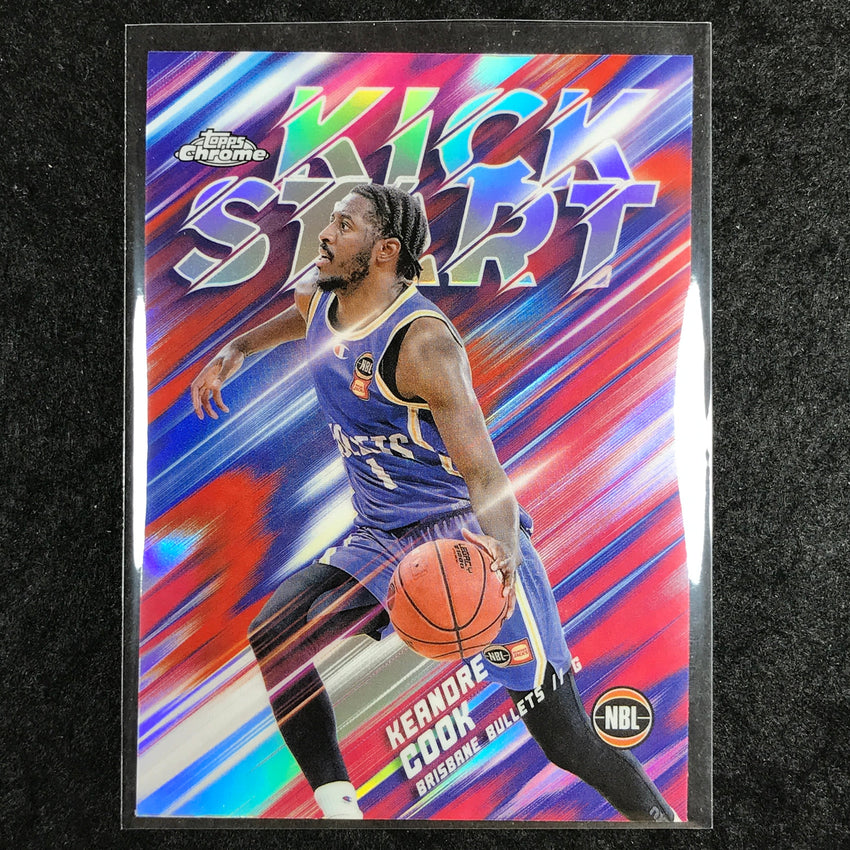 2024-25 Topps Chrome NBL KEANDRE COOK Kick Start Refractor #22