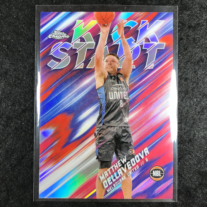 2024-25 Topps Chrome NBL MATTHEW DELLAVEDOVA Kick Start Refractor #25