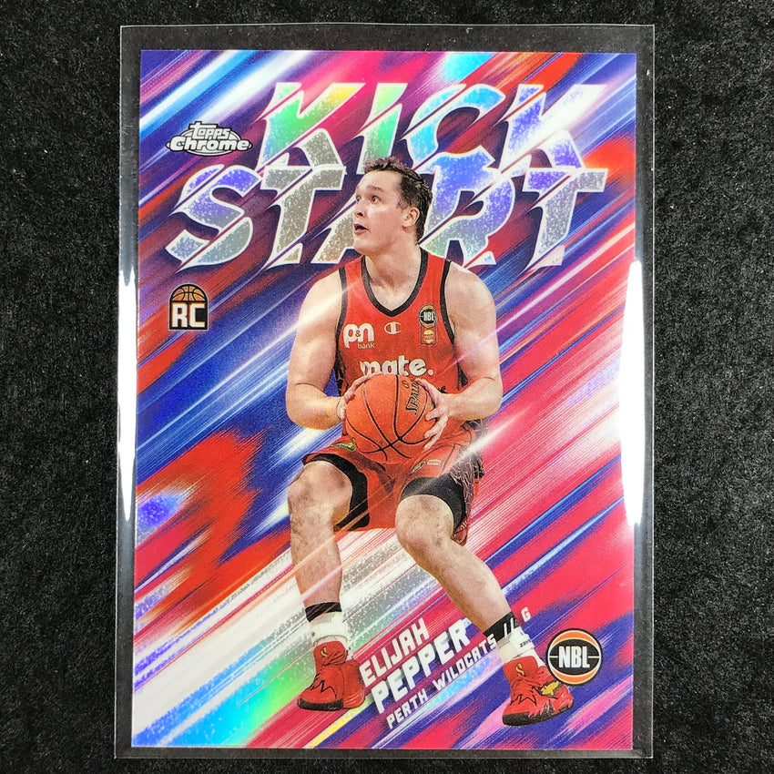 2024-25 Topps Chrome NBL ELIJAH PEPPER Kick Start Rookie Refractor #27