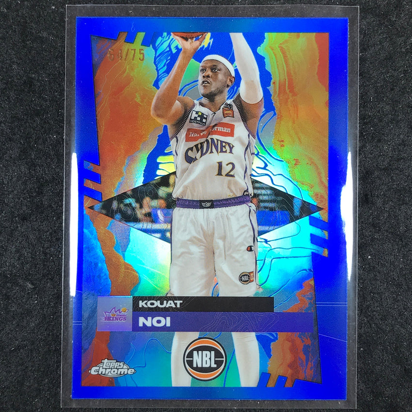 2024-25 Topps Chrome NBL KOUAT NOI Base Blue 64/75 #88