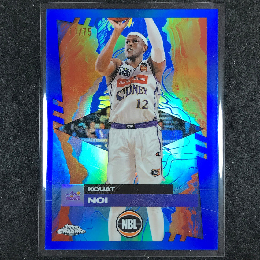 2024-25 Topps Chrome NBL KOUAT NOI Base Blue 11/75 #88