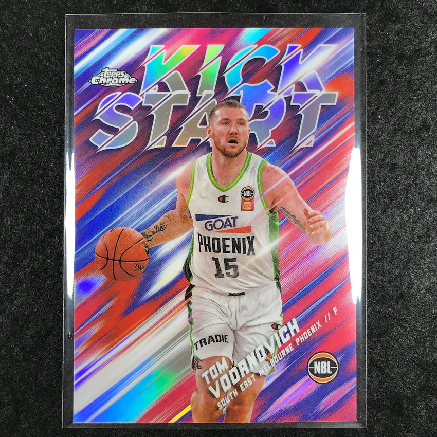 2024-25 Topps Chrome NBL TOM VODANOVICH Kick Start Refractor #28